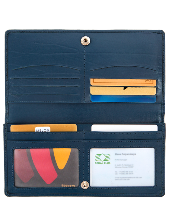 Female leather wallet